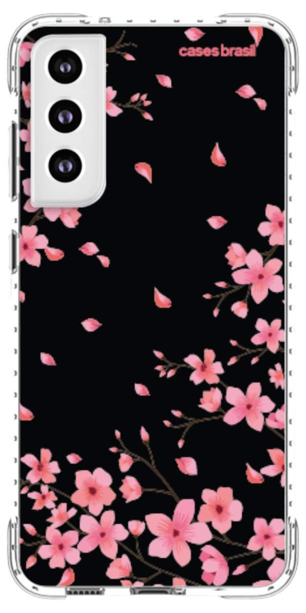 Capinha para Celular Flores de Cerejeiras