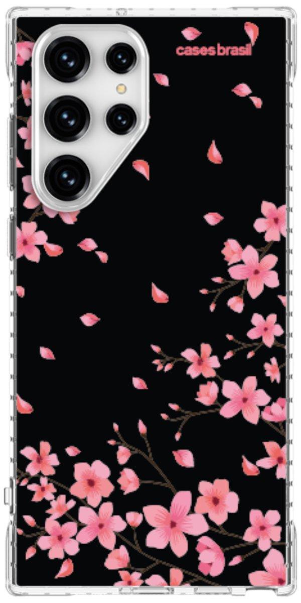 Capinha para Celular Flores de Cerejeiras