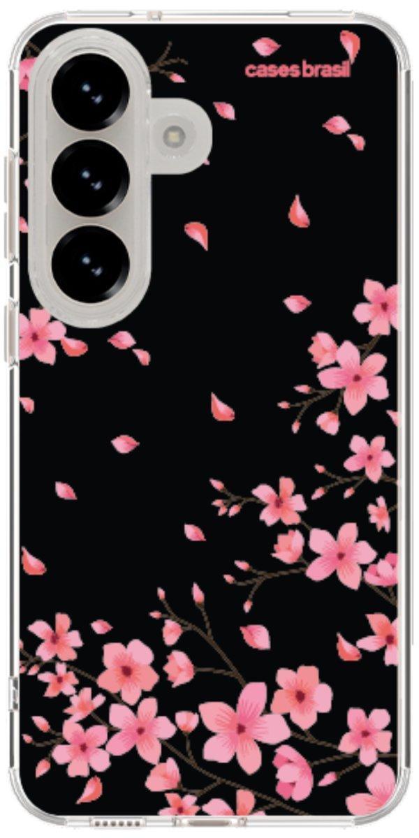 Capinha para Celular Flores de Cerejeiras