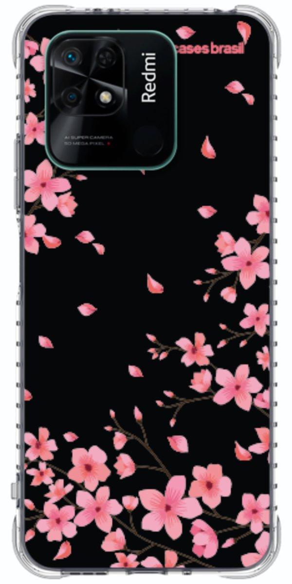 Capinha para Celular Flores de Cerejeiras