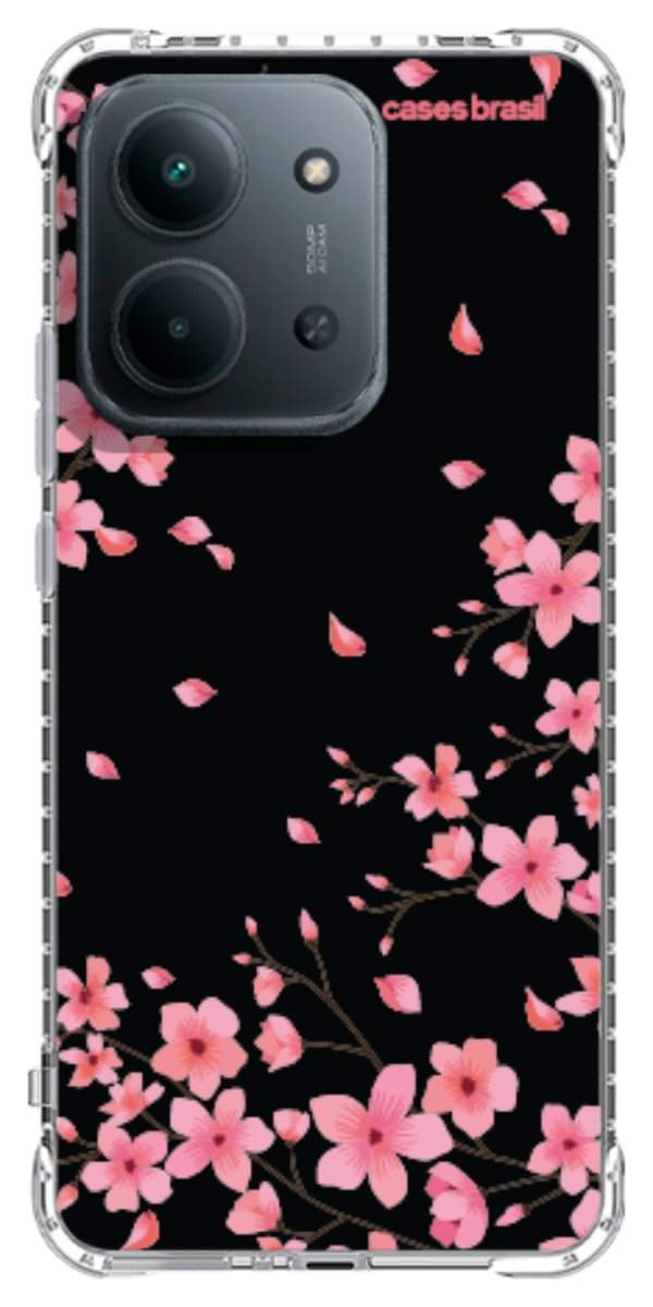 Capinha para Celular Flores de Cerejeiras