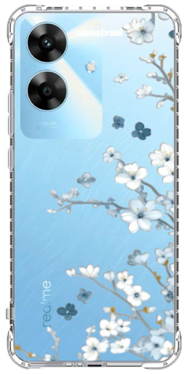 Capinha para Celular Flores de Inverno