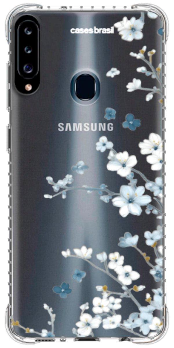 Capinha para Celular Flores de Inverno
