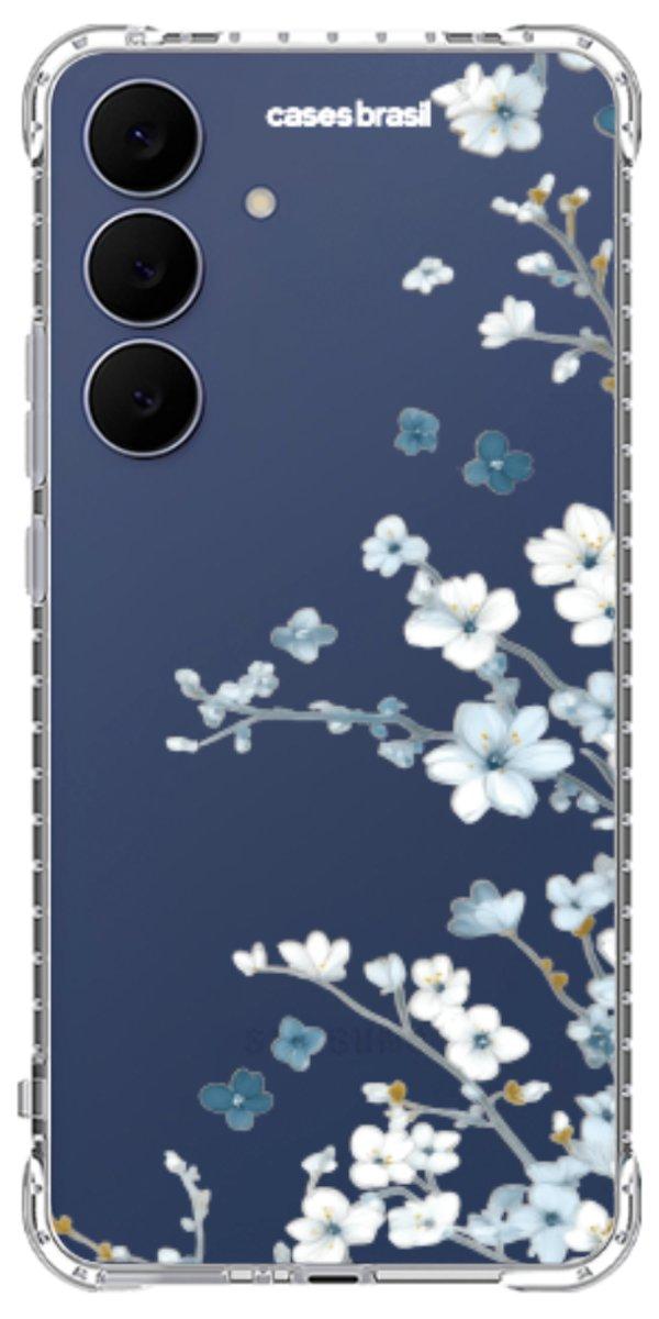 Capinha para Celular Flores de Inverno
