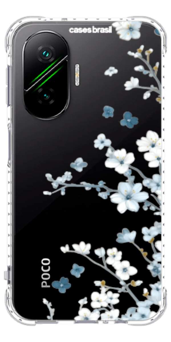 Capinha para Celular Flores de Inverno