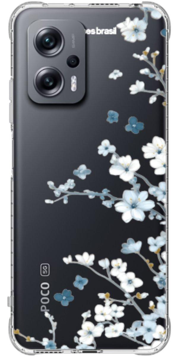 Capinha para Celular Flores de Inverno