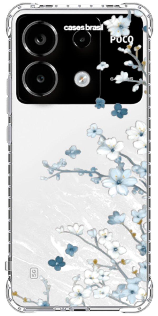 Capinha para Celular Flores de Inverno