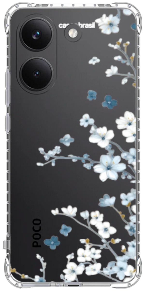Capinha para Celular Flores de Inverno