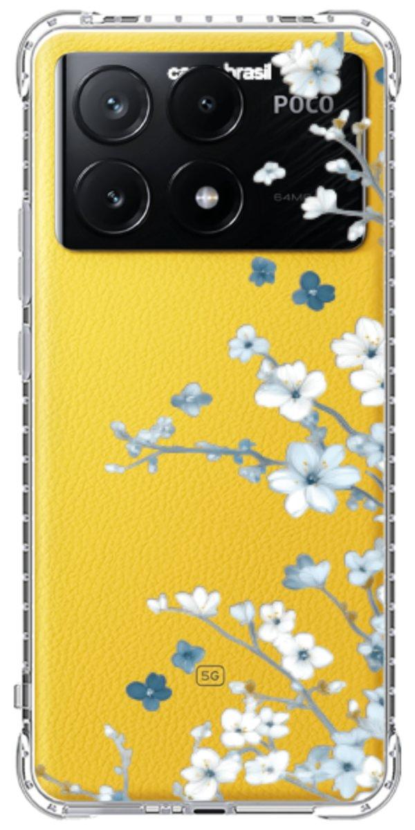 Capinha para Celular Flores de Inverno