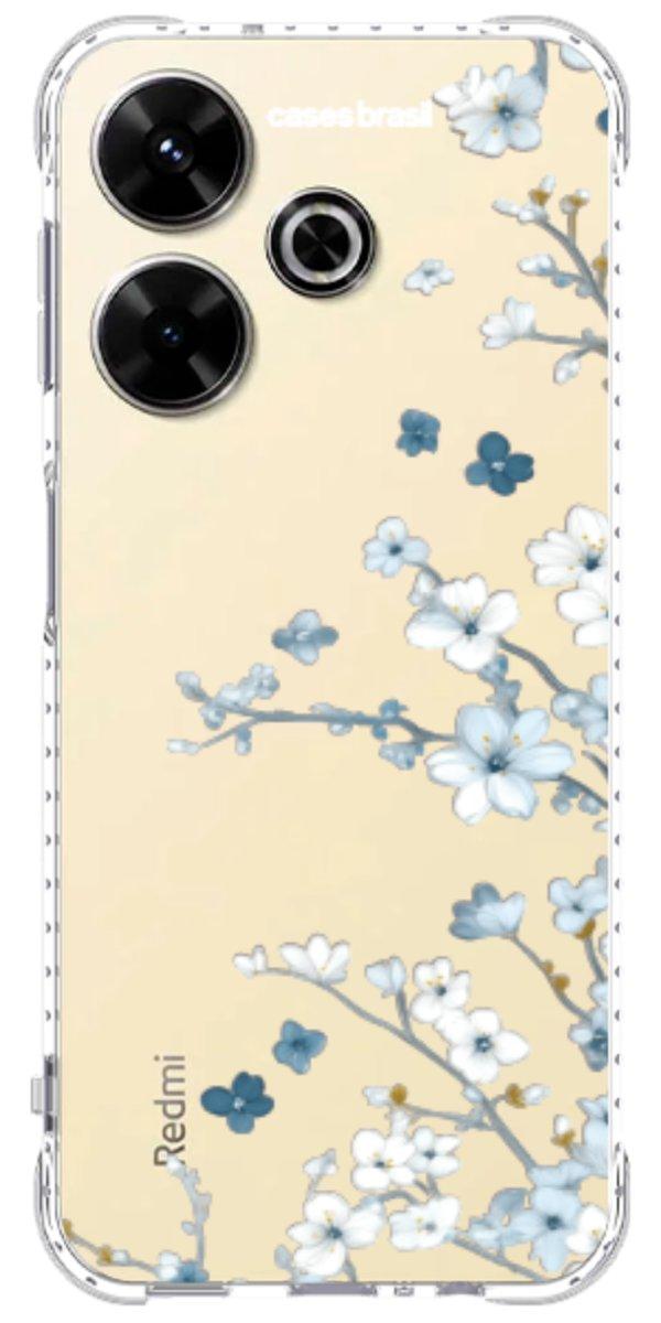 Capinha para Celular Flores de Inverno