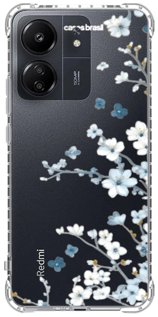Capinha para Celular Flores de Inverno