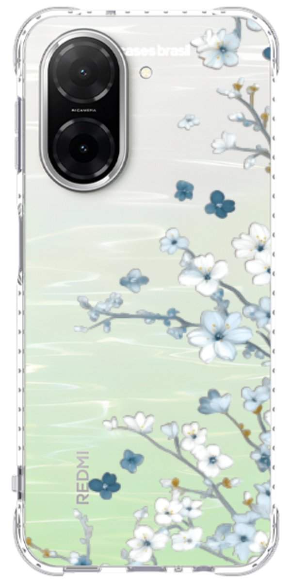 Capinha para Celular Flores de Inverno