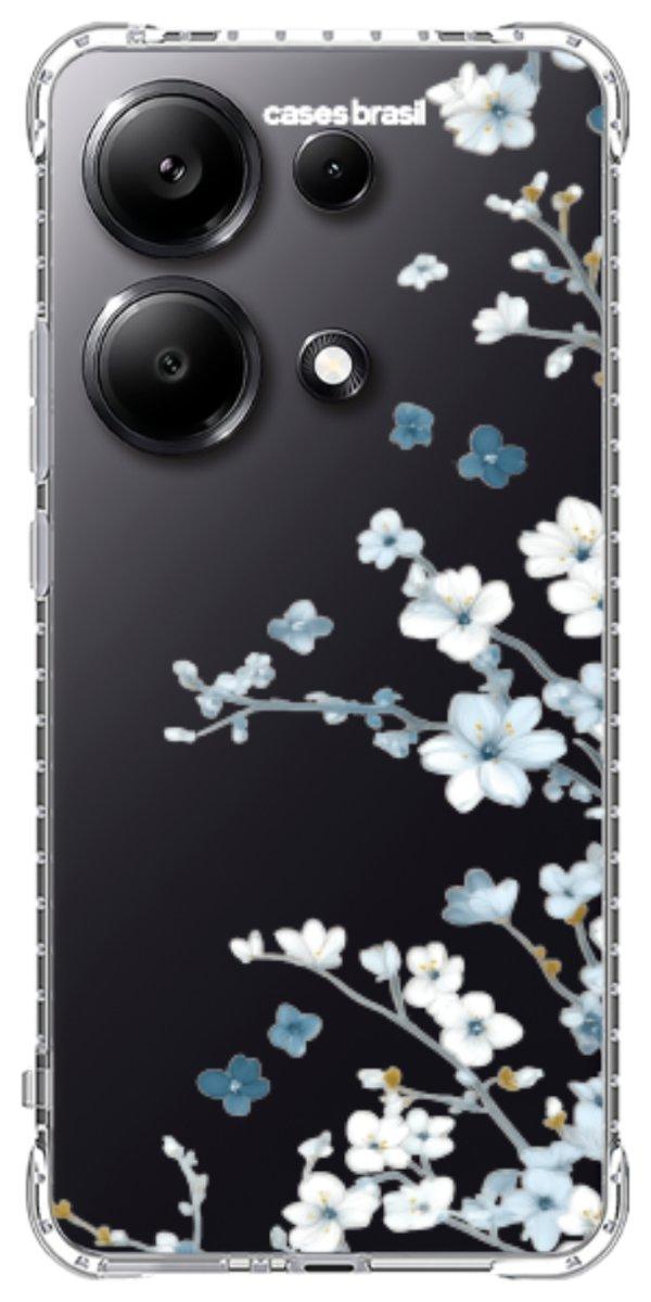 Capinha para Celular Flores de Inverno