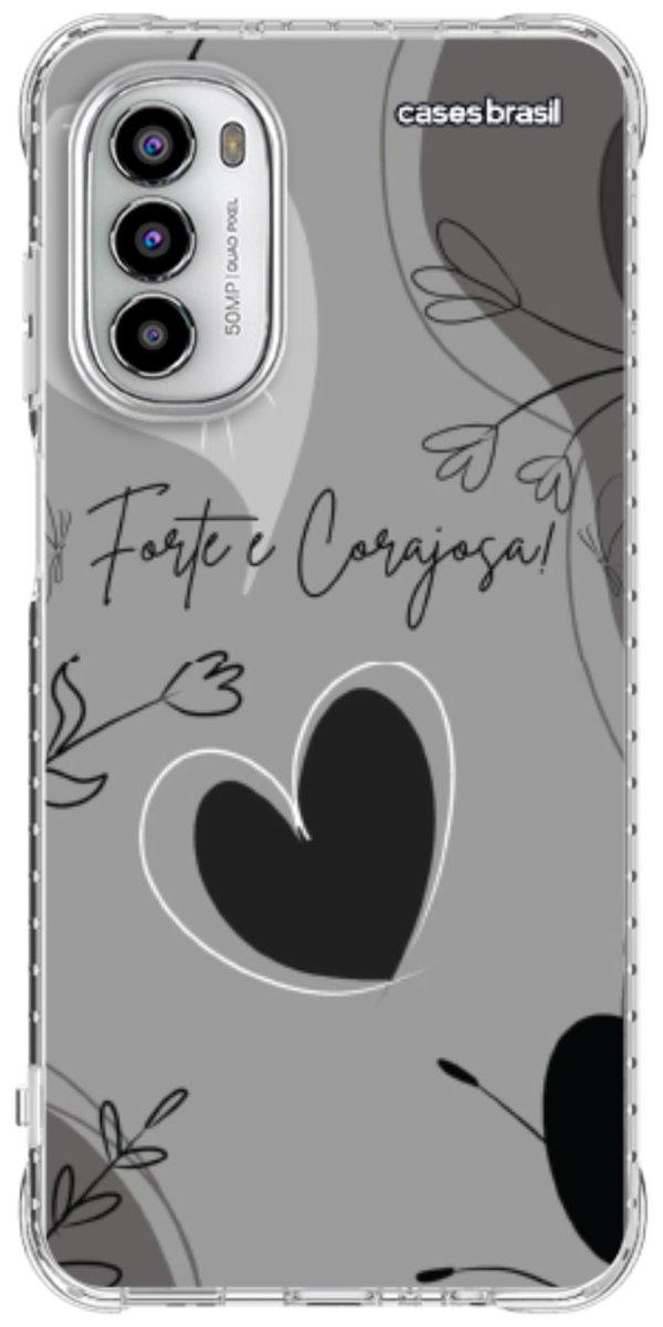 Capinha para Celular Corações Cinza