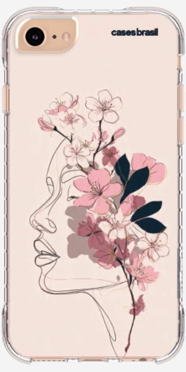 Capinha para Celular Silhueta Botânica