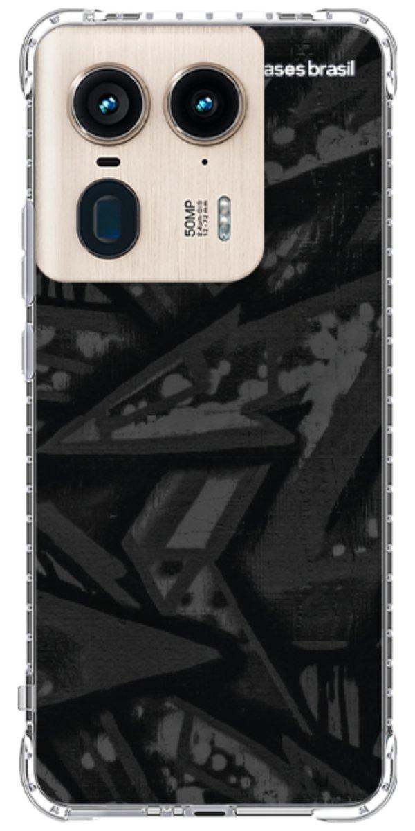 Capinha para Celular Camuflado Grafite.