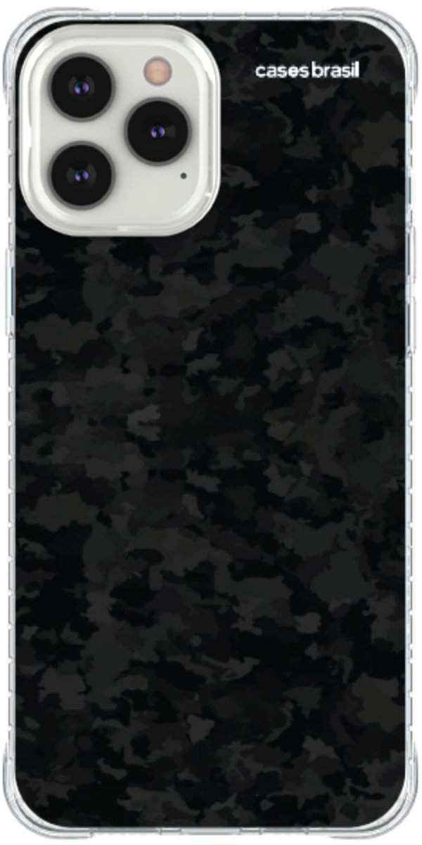 Capinha para Celular Camuflado Black