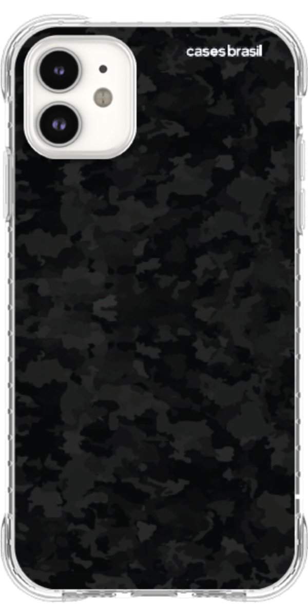 Capinha para Celular Camuflado Black