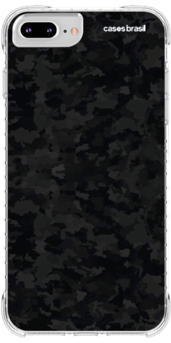 Capinha para Celular Camuflado Black