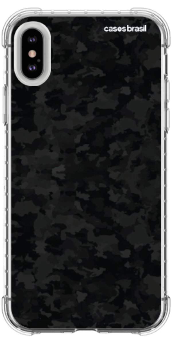 Capinha para Celular Camuflado Black