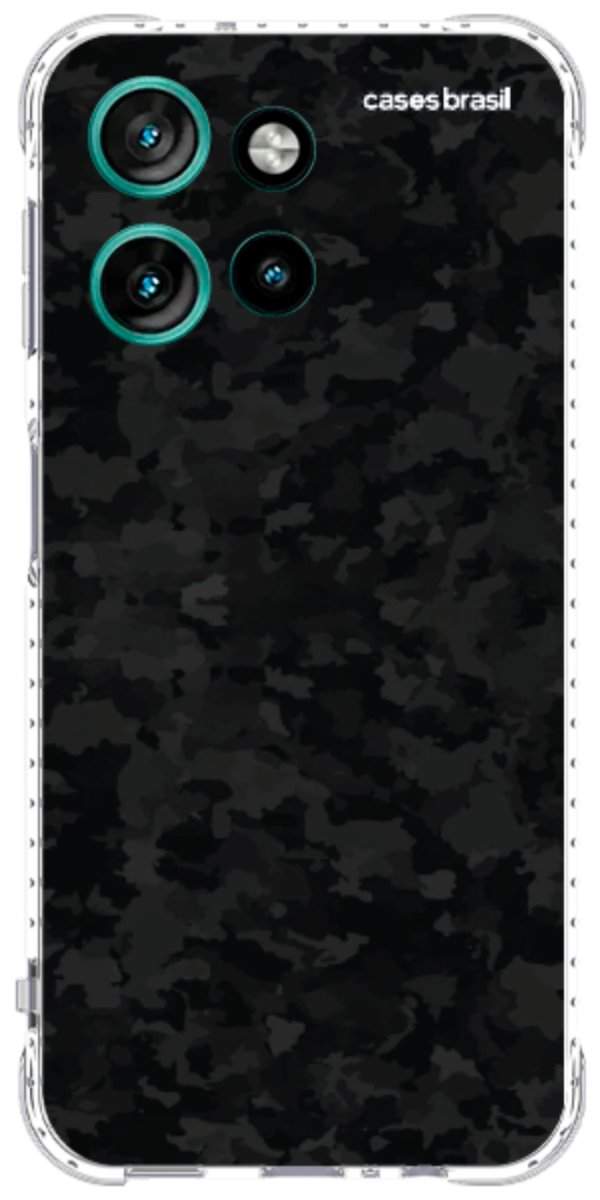 Capinha para Celular Camuflado Black
