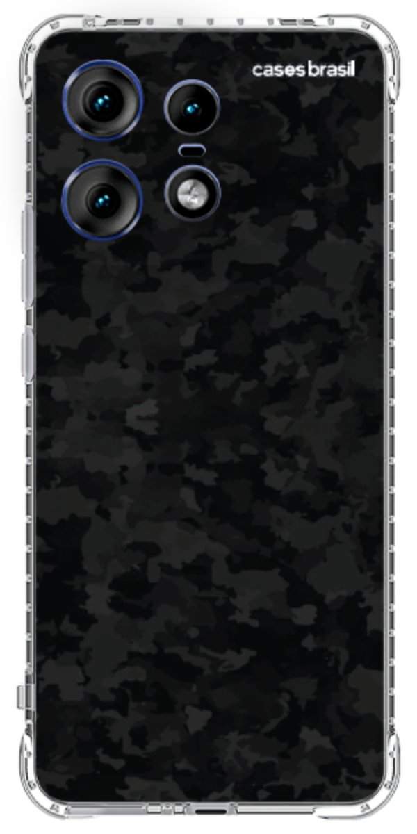 Capinha para Celular Camuflado Black