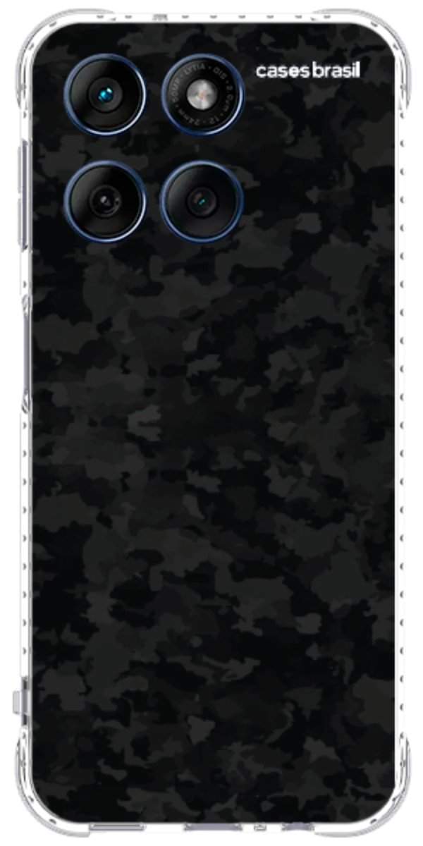 Capinha para Celular Camuflado Black