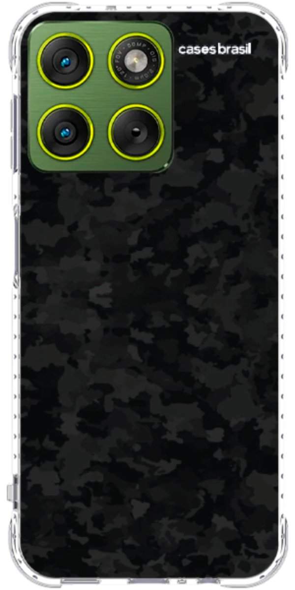 Capinha para Celular Camuflado Black