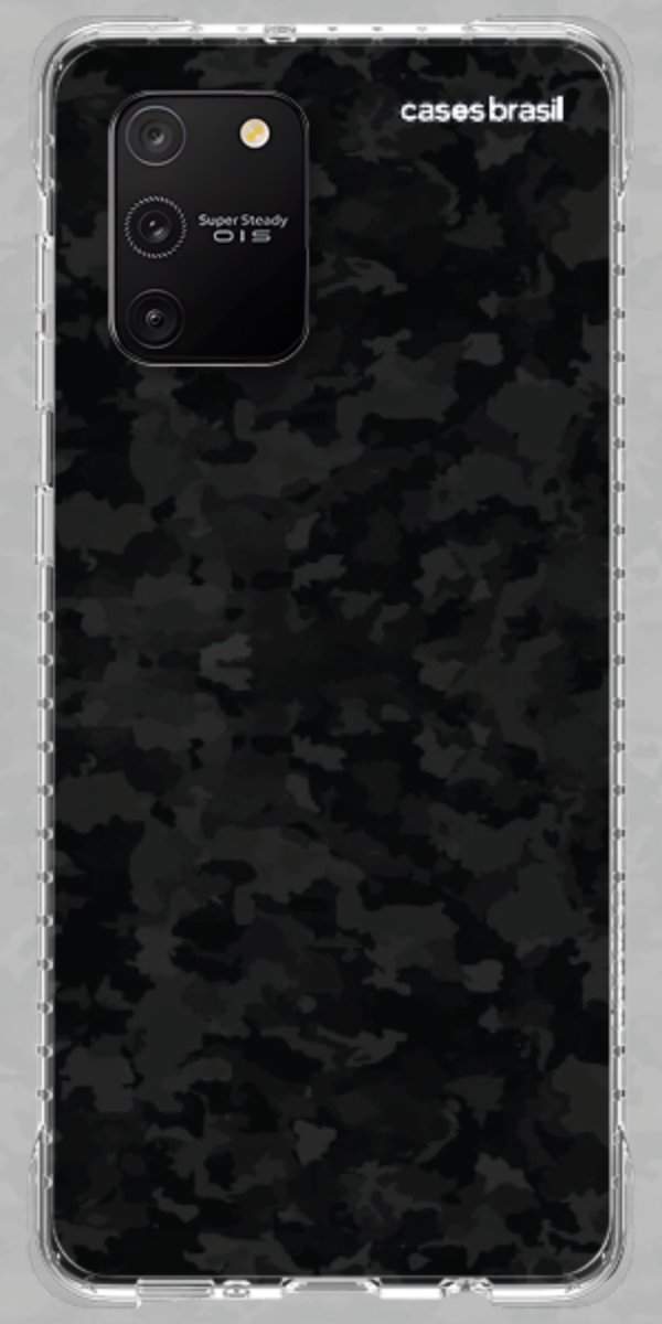 Capinha para Celular Camuflado Black