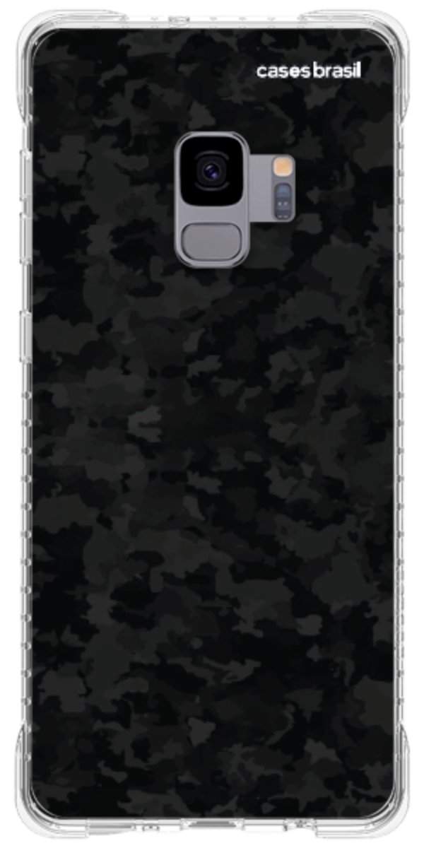 Capinha para Celular Camuflado Black