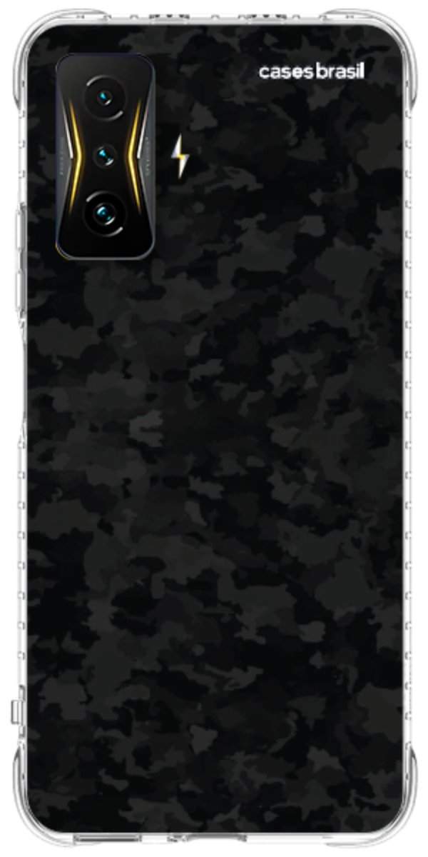 Capinha para Celular Camuflado Black