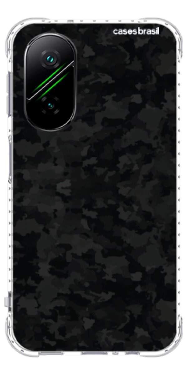 Capinha para Celular Camuflado Black