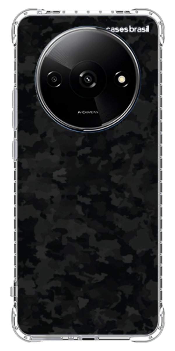 Capinha para Celular Camuflado Black