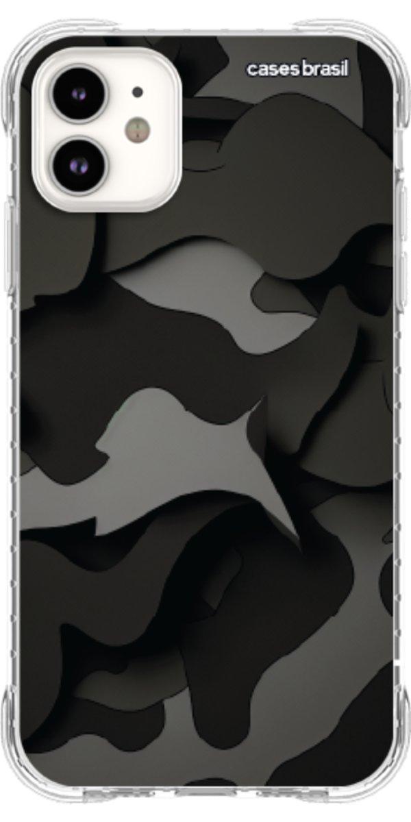 Capinha para Celular Camuflado Cinza