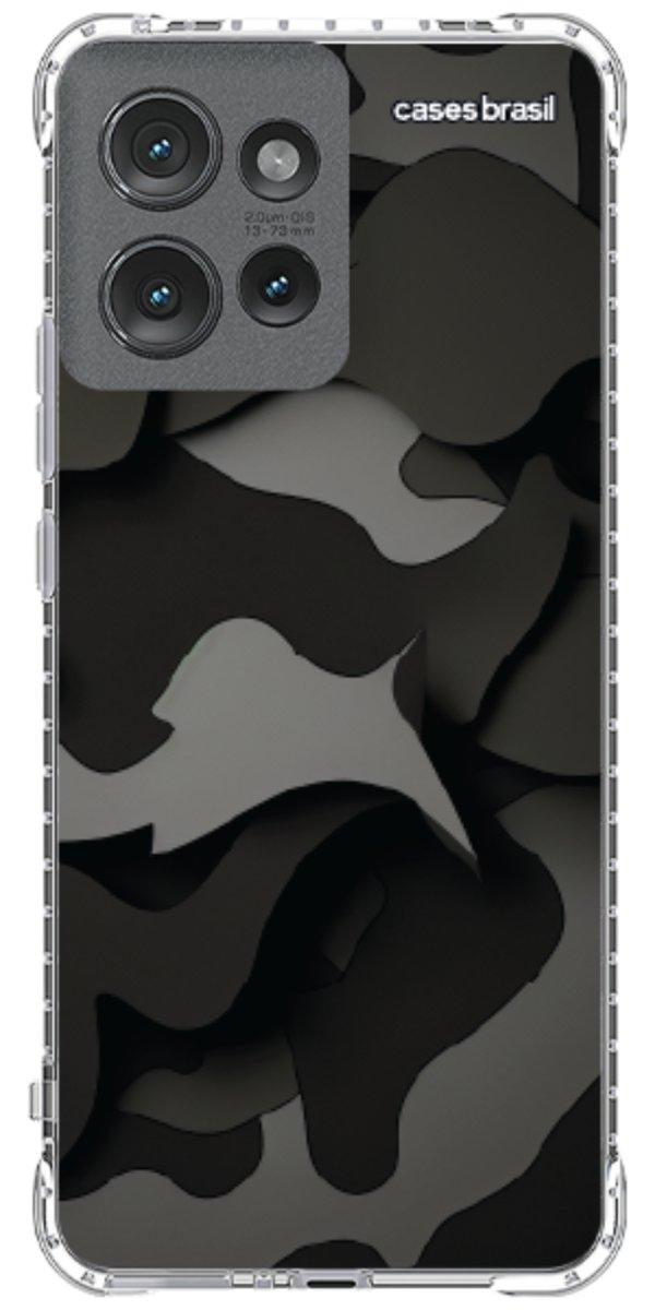 Capinha para Celular Camuflado Cinza