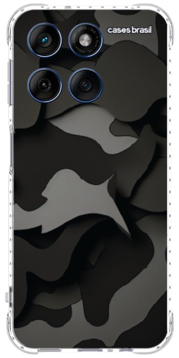 Capinha para Celular Camuflado Cinza