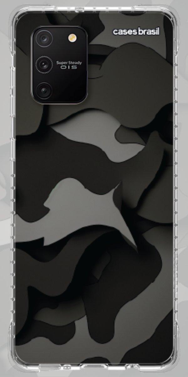 Capinha para Celular Camuflado Cinza