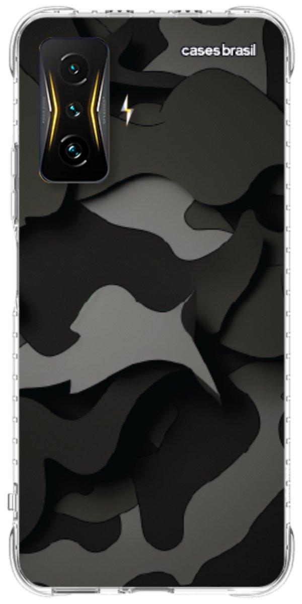 Capinha para Celular Camuflado Cinza