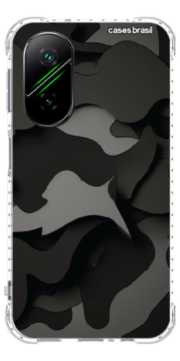 Capinha para Celular Camuflado Cinza