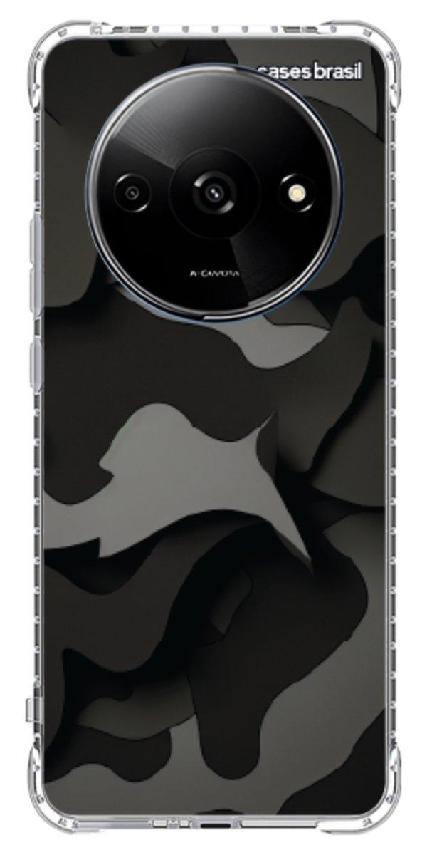 Capinha para Celular Camuflado Cinza