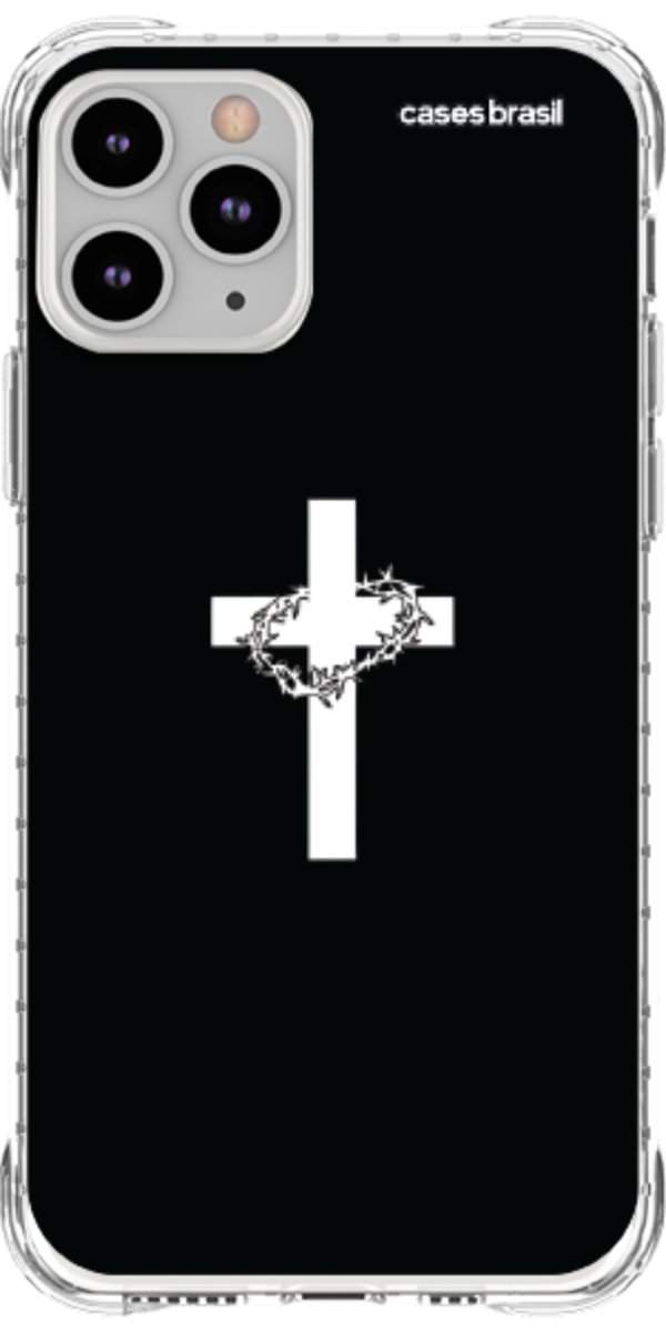 Capinha para Celular Cruz e Coroa