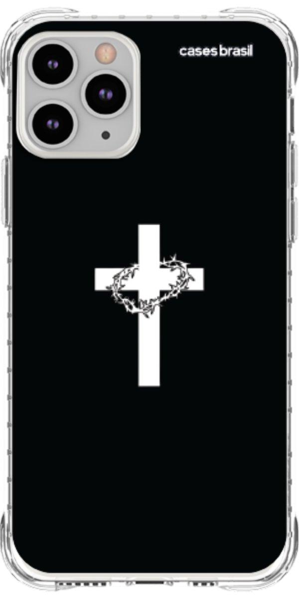 Capinha para Celular Cruz e Coroa