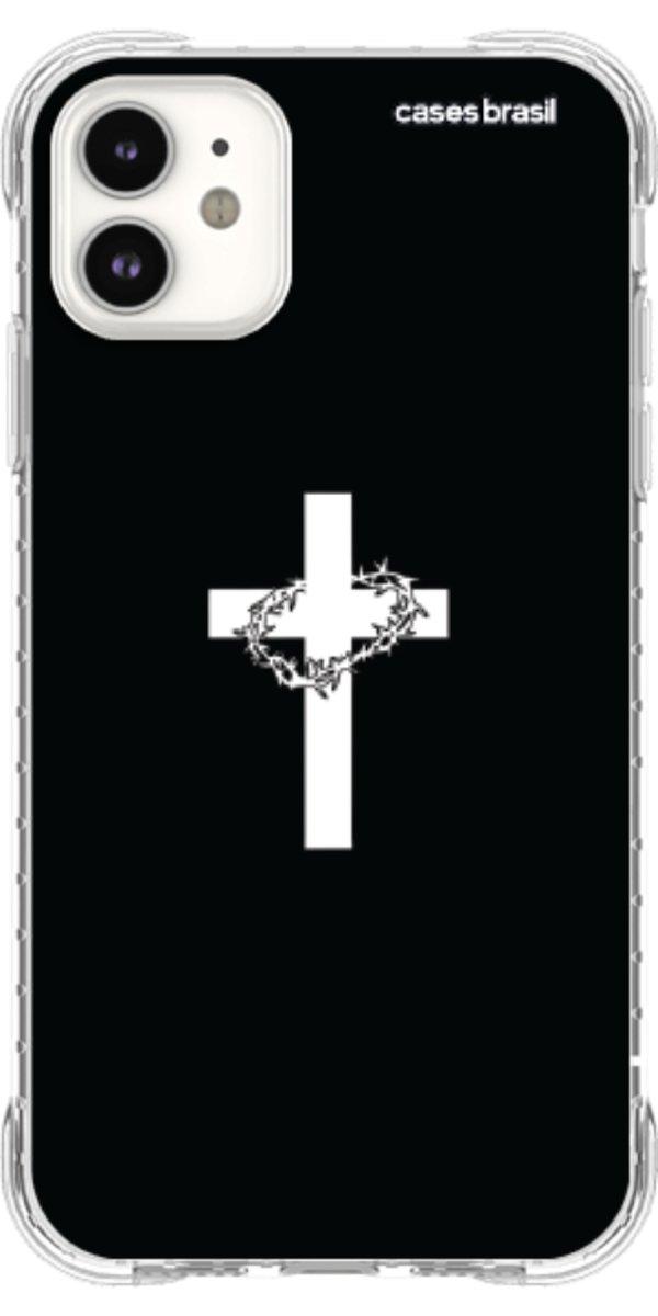 Capinha para Celular Cruz e Coroa