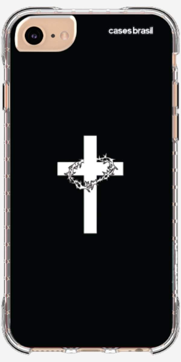 Capinha para Celular Cruz e Coroa
