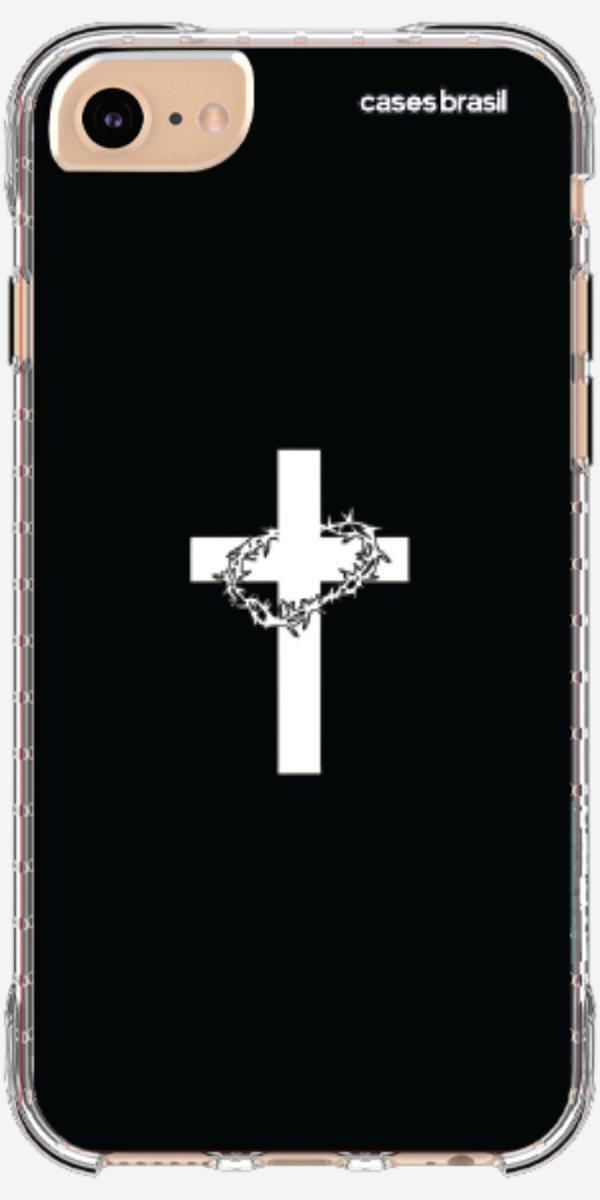 Capinha para Celular Cruz e Coroa