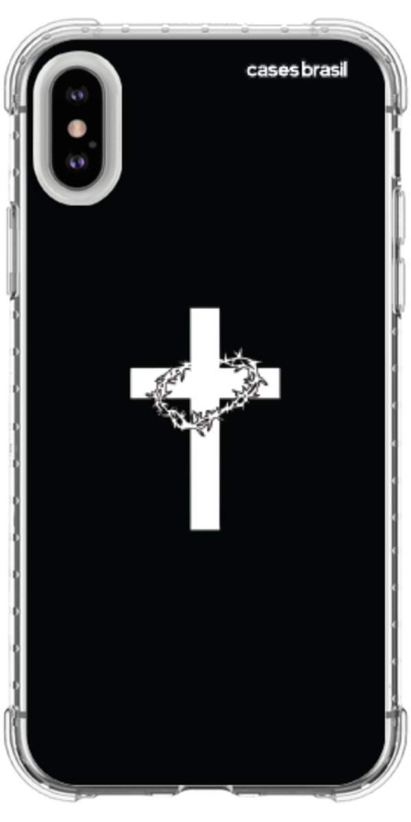 Capinha para Celular Cruz e Coroa
