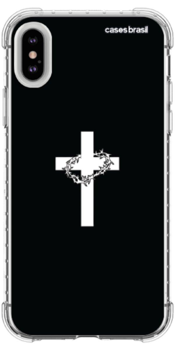 Capinha para Celular Cruz e Coroa