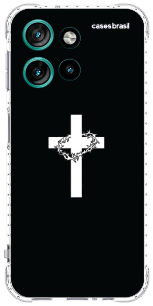 Capinha para Celular Cruz e Coroa