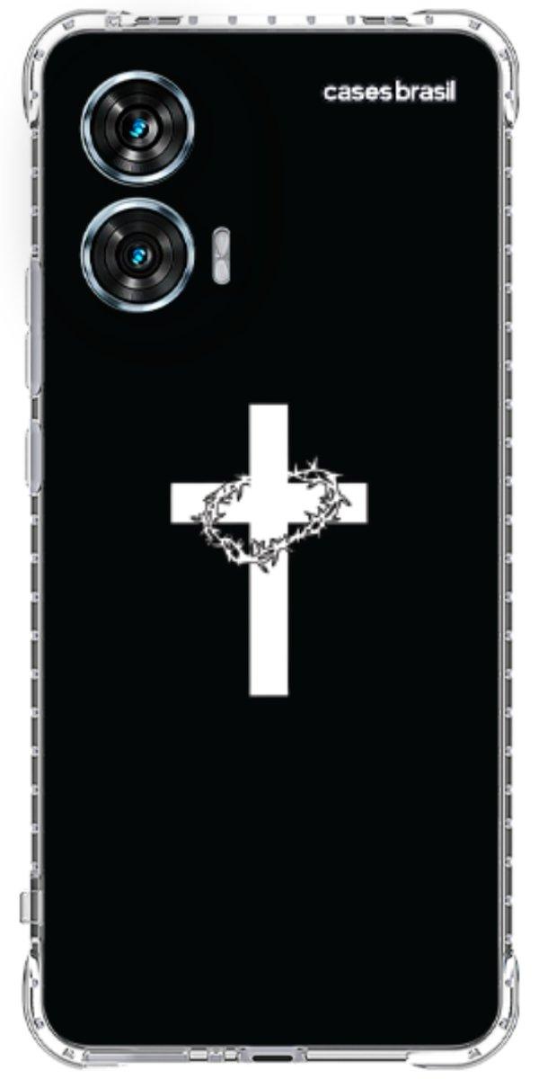 Capinha para Celular Cruz e Coroa