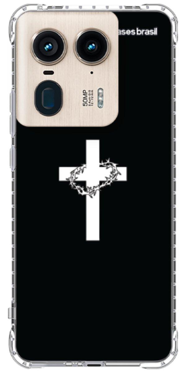 Capinha para Celular Cruz e Coroa